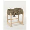 My Sweet Baby Cesta per bambole in cotone stile BOHO con culla in legno - Mocca