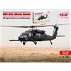 ICM MH-60L BLACK HAWK US SPECIAL FORCES HELICOPTER KIT 1:48