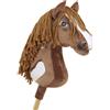 Super Hobby Horse Cavallo a dondolo Hobby Horse, grande e di alta qualità - Western II, baio con c