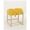 My Sweet Baby Cesta per bambole in cotone stile BOHO con culla in legno - Gialla