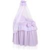 My Sweet Baby Carrozzina per bambole con baldacchino, modello Little Princess, colore viola.