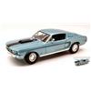 Maisto FORD MUSTANG GT COBRA JET 1968 LIGHT BLUE METALLIC 1:18