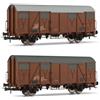 Rivarossi FS 2 UNITA' DI CARRI CHIUSI Ghs C/BASSI A EPOCA IV-V 1:87