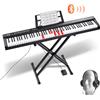 Tastiera Pianoforte Digitale, 88 Tasti Semi-pesati, Set Tastiera Elettrica con