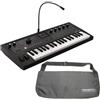 KORG microKORG 2 MBK Sintetizzatore Analogico Tastiera Nero Metallizzato 37 T...