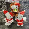 Lowrys Farm Hello Kitty Me% Set Portachiavi Natale Renne Babbo Natale 3pz