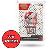 X5 Case Teche Protettive In Acrilico Magnetica Per Bundle 6 Buste Pokemon