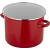 VASO SMALTATO, DRITTO, LISCIO, 22 CM, 5,2 L, ROSSO