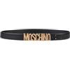MOSCHINO - Cintura in pelle - Nero