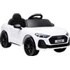 AIYAPLAY Macchina Elettrica per Bambini 12V Audi A5L con Telecomando, Batteria al Litio, 2 Motori, Telecomando, Rosa | Aosom Italy
