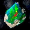 AK GEMS AND JEWELLERY Black Opal Etiopica Opale Nero Grezzo Naturale 20 Ct 20x18 mm 1pz