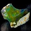 AK GEMS AND JEWELLERY Opale Di Fuoco, Opale Etiope Grezzo, Opale Nero Naturale Grezzo 9.5 Ct 23x16 Mm