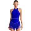 Abiti donna costume rete danza moderna lirica tulle gonna danza latino