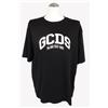 Gcds T-Shirt Uomo Gr. L Nero Nuovo Senza Etichetta 100% Cotone