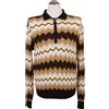 Missoni Pullover Uomo Gr. M (50) Multicolore Manica Lunga Geometrico