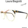 LAURA BIAGIOTTI occhiali da vista V30 131 RARE VINTAGE 80s eyewear OXSOL Italy