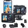 WOLFANG Dual Screen Action Cam GA200 4K 24MP WiFi EIS Anti Shock Fotocamera 40M