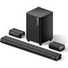 Barca soundbar boAt Aavante Prime X Premium nera 700 W 7,1,4 canali con wireless