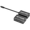 Extender 4K USB-C a HDMI Tramite Cat5E/6/6A, UHD 4K 2160P 120Hz, Full HD 1080P,
