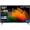 Antteq S50 Smart TV 50 4K Ultra HD Android TV Google Assistant HDR10 Dolby Audio