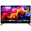 Kiano Elegance TV 32" HD Ready Vidaa TV