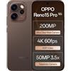 Oppo Reno 15 Pro 5G Marrone Cacao 12GB RAM 512GB Storage Versione Globale...