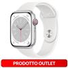 Apple Watch Serie8 Cell Seconda Mano 45mm Silver AC/White MP4J3TY/A
