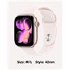 Apple Watch Series 11 GPS 42mm Cinturino Sport Blush Alluminio Oro Rosa M/L