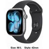 Apple Watch Series 11 GPS 42mm Cassa in Alluminio Grigio Siderale Cinturino S...