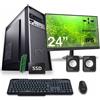 Intel Computer completo 16gb ram ssd 1tb monitor mouse tastiera altoparlanti inclusi