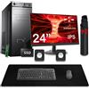 NONSOLOINFORMATICA COMPUTER DESKTOP WINDOWS 10 INTEL QUAD CORE 8GB RAM SSD 240GB MONITOR INCLUSO