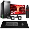 NONSOLOINFORMATICA Computer desktop Windows10 Intel quad-core i5 16gb ram ssd 240gb monitor incluso