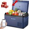 Frigo Portatile 40L: Frigo Da Campeggio Elettrico 12V/220V, IPX4 Impermeabile, -