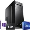 NONSOLOINFORMATICA Pc fisso Windows 10 con licenza Intel core i3-10100 8gb ram ssd 240gb WiFi HDMI