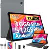 SOLVYXEN 2K Android 16 Tablet 11 Pollici 36GB RAM 512GB ROM (1TB Espandibile) 4G