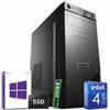 NONSOLOINFORMATICA Pc fisso Windows 10 con licenza Intel quad core 8gb ram ssd 120gb WiFi HDMI