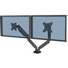 Braccio Monitor Doppio Platinum Series, Con Molle a Gas, Con Funzioni Di Oscilla