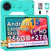 Dghrti 2026 Tablet Android 15 Con EVA Silicone Custodia Protettiva 24GB