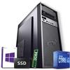 NONSOLOINFORMATICA Pc desktop Windows 10 con licenza Intel core i3-10100 8gb ram ssd 1 tb