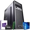 NONSOLOINFORMATICA PC FISSO COMPUTER DESKTOP QUAD CORE 8-16GB 1TB SSD 240GB CON LICENZA WINDOWS 10