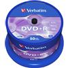 VERBATIM 43550 DVD+R 4,7GB AZO 16X Cake Box - 50x20 pz