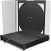 MediaRange 400 Custodie MediaRange CD Jewel Case 10,4mm DOPPIE tray NERO Custodia BOX23
