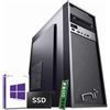 NONSOLOINFORMATICA Pc FIsso Intel quad core 8gb ram DDR4 ssd 480 gb Windows 10 con licenza WiFi