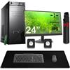 Intel PC COMPLETO 8GB RAM HDD 1TB MONITOR MOUSE TASTIERA ALTOPARLANTI MOUSEPAD
