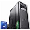 NONSOLOINFORMATICA Pc Fisso Intel quad core 16gb ram DDR4 ssd 1 tb Windows 10 WiFi HDMI