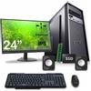 Intel Computer completo 8gb ram ssd 240 gb monitor mouse tastiera altoparlanti inclusi