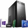 Nonsoloinformatica PC assemblato intel QuadCore 16gb ram DDR4 SSD 480gb windows 10 licenziato WIFI