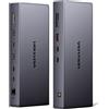Docking Station Displaylink per Macbook M1/M2/M3/M4, Docking Station USB C 11 in