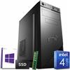 Nonsoloinformatica PC Fisso intel QuadCore 2.7 GHz 8gb ram SSD 480gb windows 10 pro licenziato WIFI
