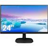 Philips Monitor Desktop Philips 24 pollici FullHD DVI VGA HDMI 5ms 243V7QDSB